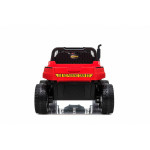 Elektrické autíčko Farmer - nelakované - červené